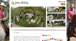 Desktop Screenshot of istra-riding.com