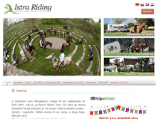 Tablet Screenshot of istra-riding.com